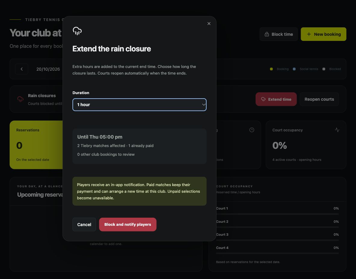 Rain closure controls